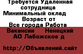 Требуется Удаленная сотрудница › Минимальный оклад ­ 97 000 › Возраст от ­ 18 - Все города Работа » Вакансии   . Ненецкий АО,Лабожское д.